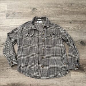 Hollister boyfriend fit shacket